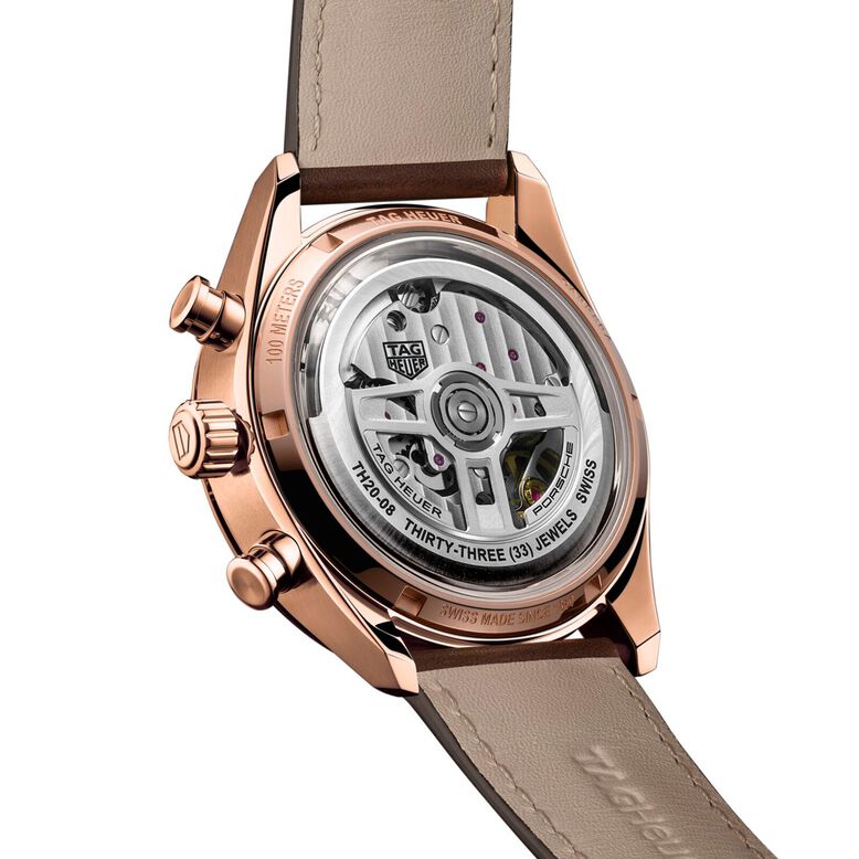Carrera Chronosprint X Porsche Special Edition 42mm Mens Watch Beige, , hi-res
