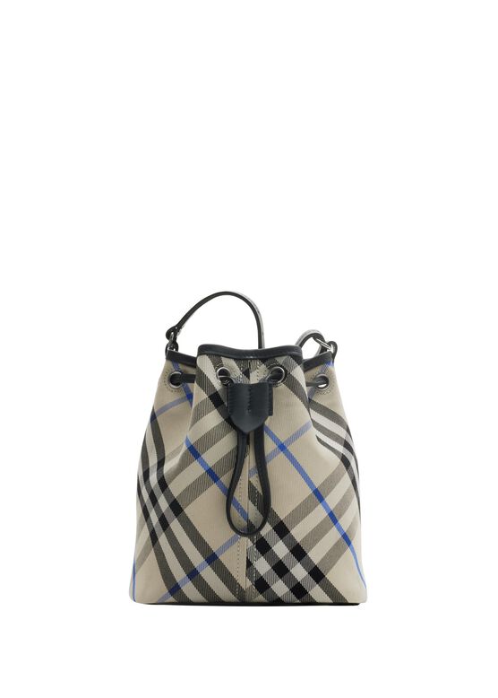 Mini Check Bucket Bag, , hi-res