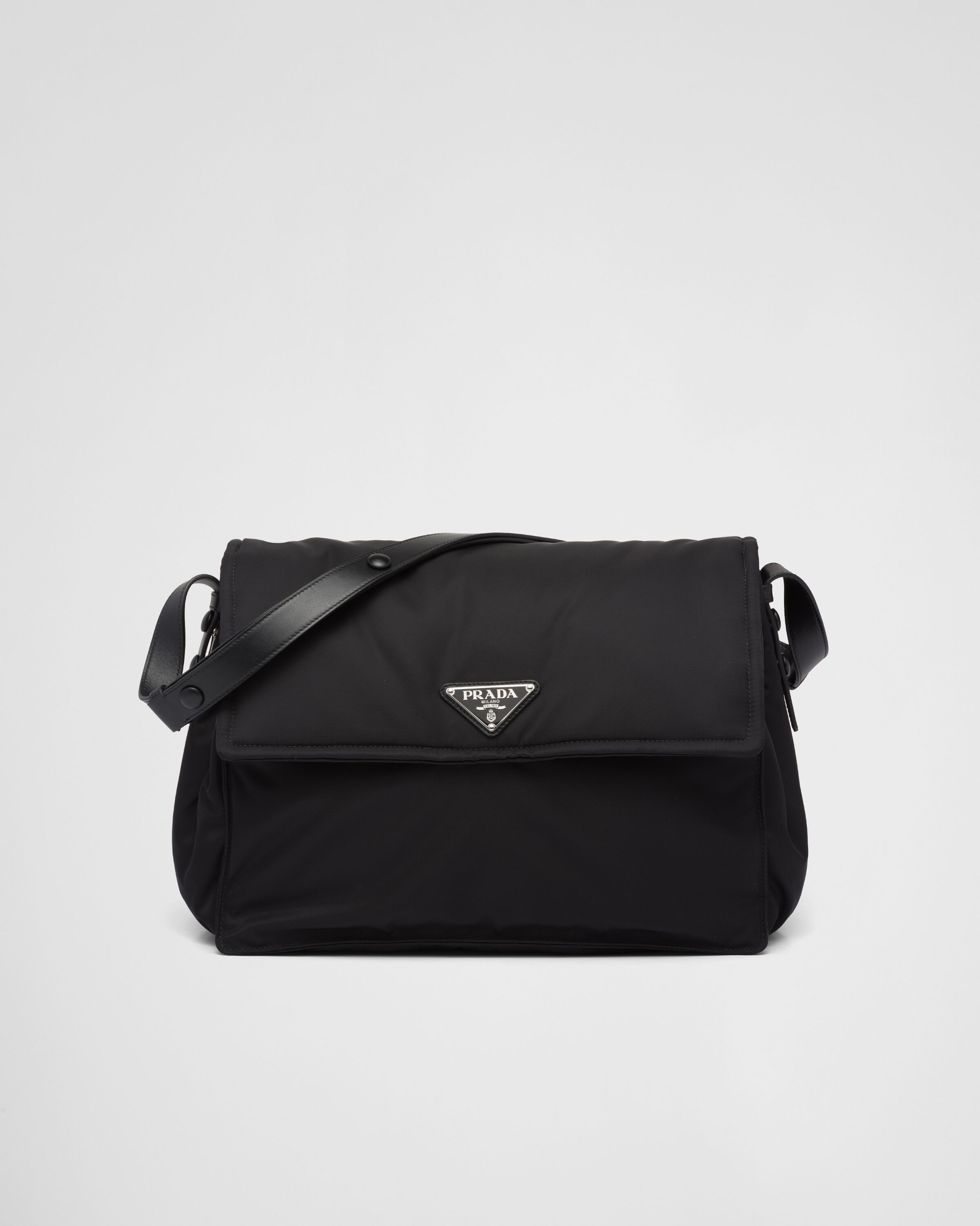 Prada large padded nylon clutch clearance