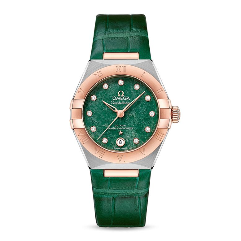 Constellation Co-Axial Master Chronometer 29mm Ladies Watch Green, , hi-res