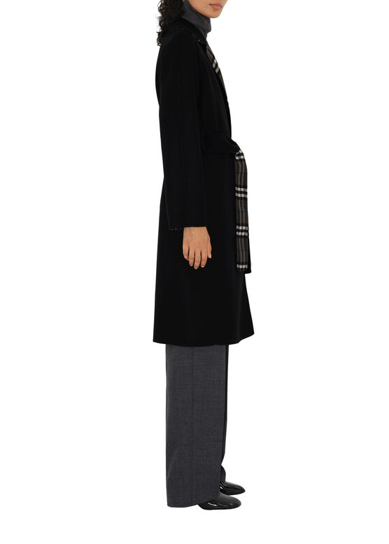 Reversible Wool Wrap Coat, , hi-res
