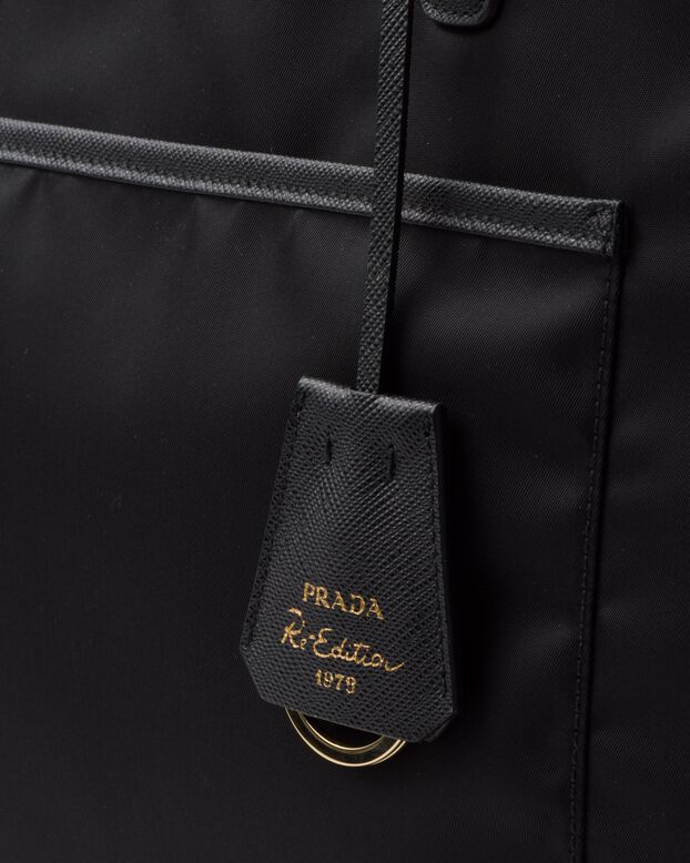 Prada Re-Edition 1978 large Re-Nylon and Saffiano leather tote bag, , hi-res