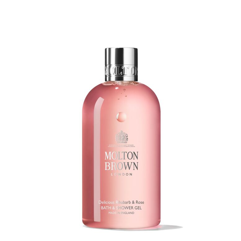 Rhubarb &amp; Rose Bath &amp; Shower Gel, , hi-res
