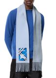 Narrow Check Label Cashmere Scarf, , hi-res