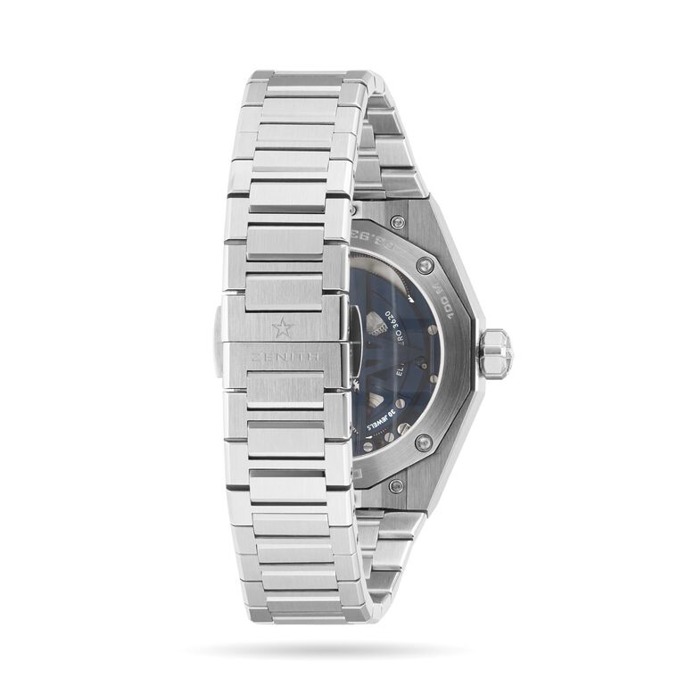 Defy Skyline Skeleton Steel 41mm Blue, , hi-res