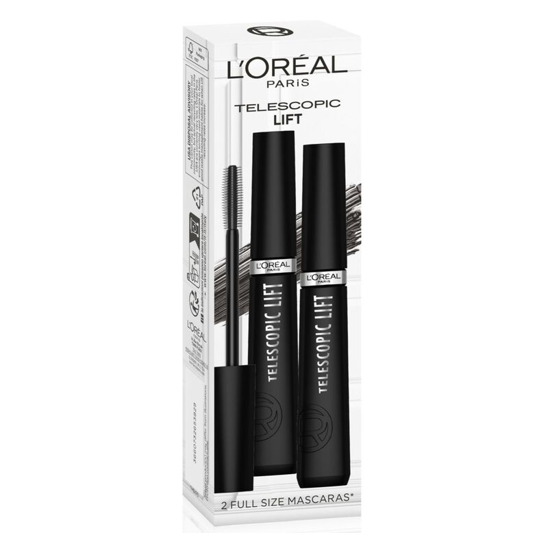 Telescopic Lift Duo Mascara Black Set - Black, , hi-res