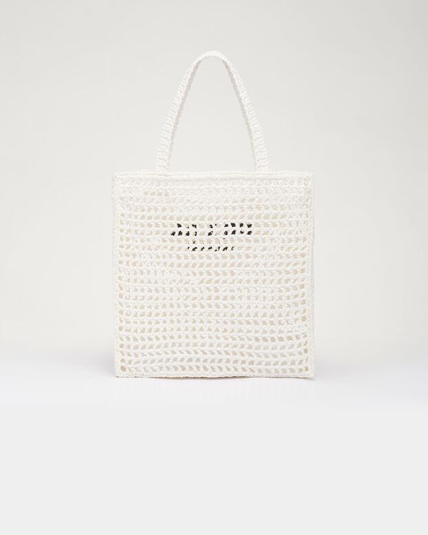 Crochet tote bag, , hi-res