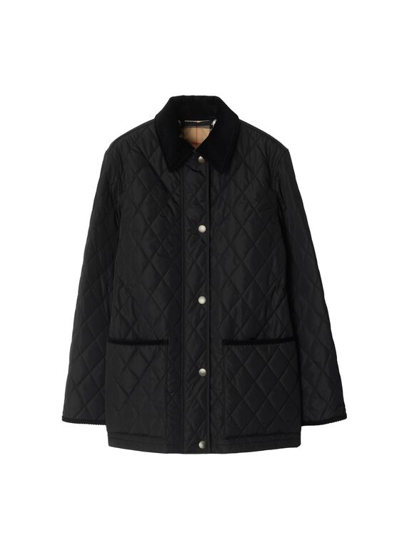 Quilted Nylon Barn Jacket, , hi-res