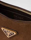 Prada Arqu&eacute; suede shoulder bag, , hi-res