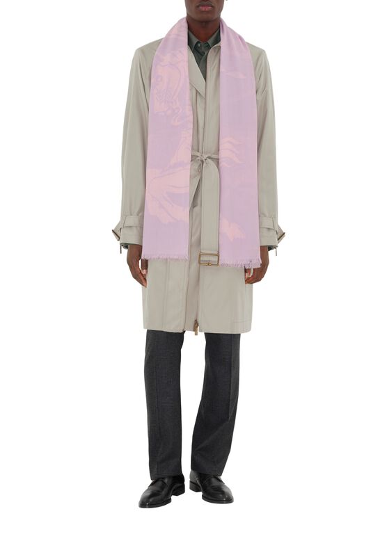 Wide EKD Wool Scarf, , hi-res