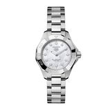 Aquaracer Professional 100 Solargraph 28mm Ladies Watch White Mother Of Pearl, , hi-res