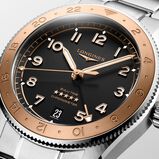 Spirit Zulu Time 1925 39mm Mens Watch Black 18ct Rose Gold, , hi-res