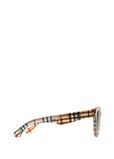 Check Round Sunglasses, , hi-res
