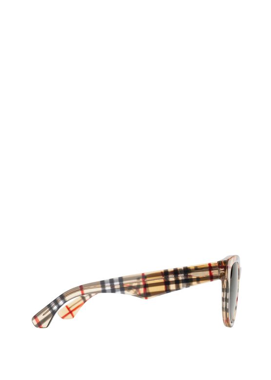 Check Round Sunglasses, , hi-res