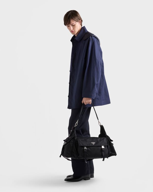 Prada Explore Re-Nylon and leather duffel bag, , hi-res