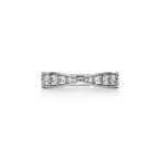 Tiffany Harmony® Band Ring in Platinum with Diamonds, 4.3 mm - Size 6.5