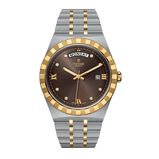 Royal S&amp;G 41mm Steel Case Diamond-Set Chocolate Dial, , hi-res