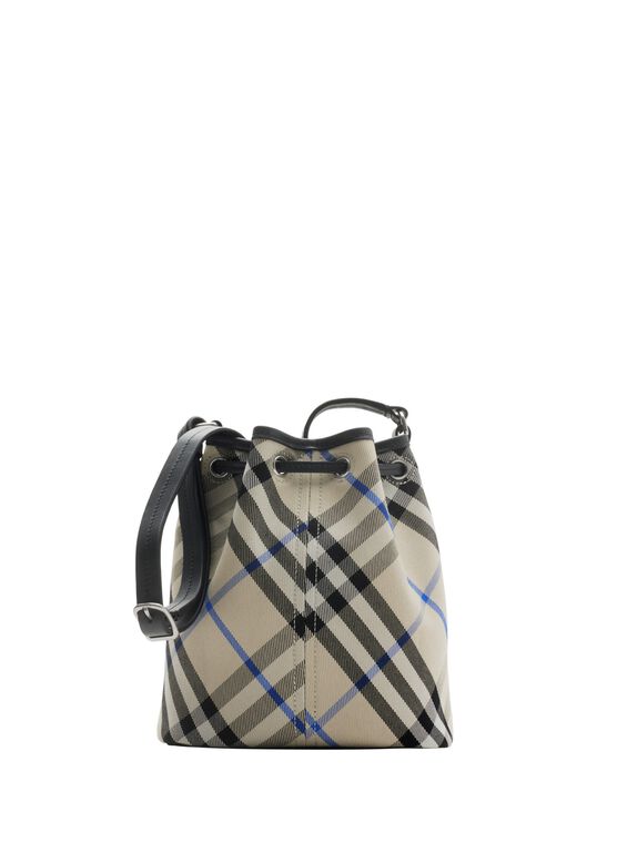 Mini Check Bucket Bag, , hi-res