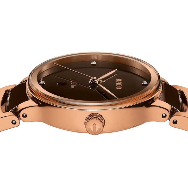 Centrix Diamonds 30.5mm Ladies Watch Brown, , hi-res