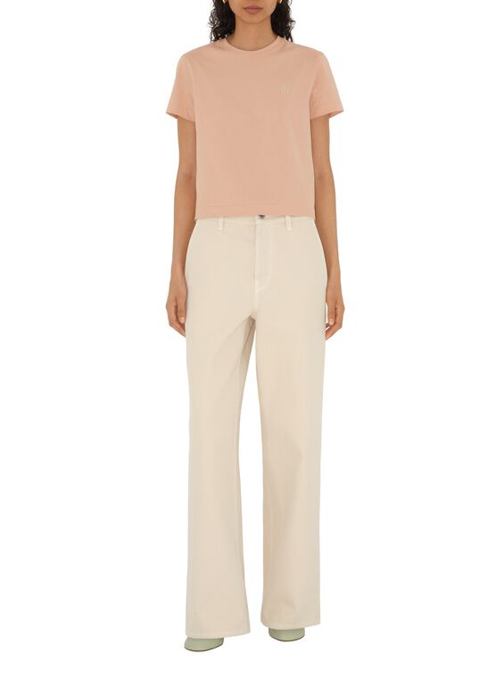 Boxy Cotton T-shirt, , hi-res