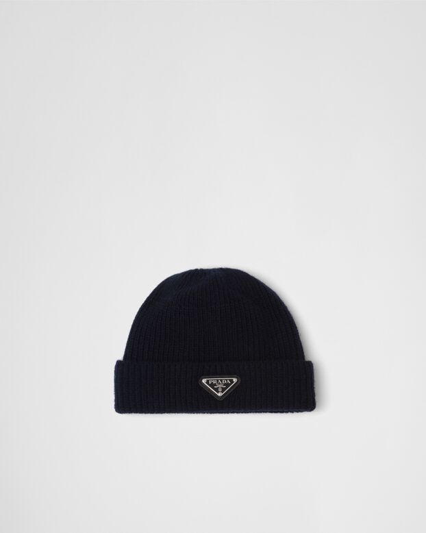Wool and cashmere beanie, , hi-res