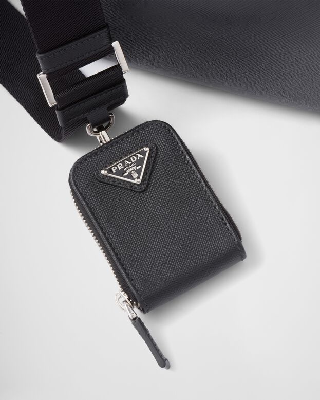 Saffiano-leather shoulder bag, , hi-res
