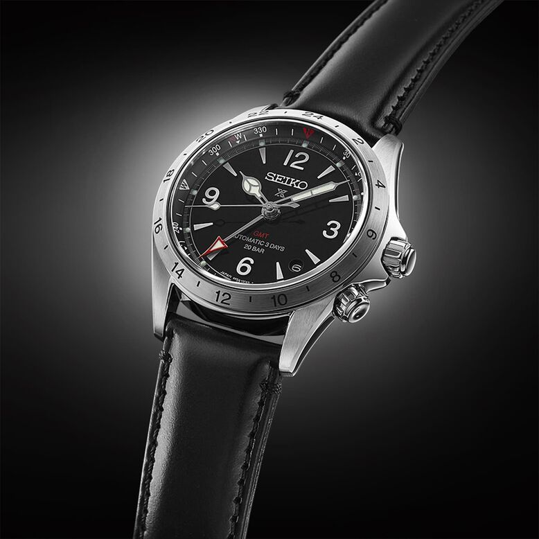 Alpinist GMT Function 39.5mm Mens Strap Watch, , hi-res