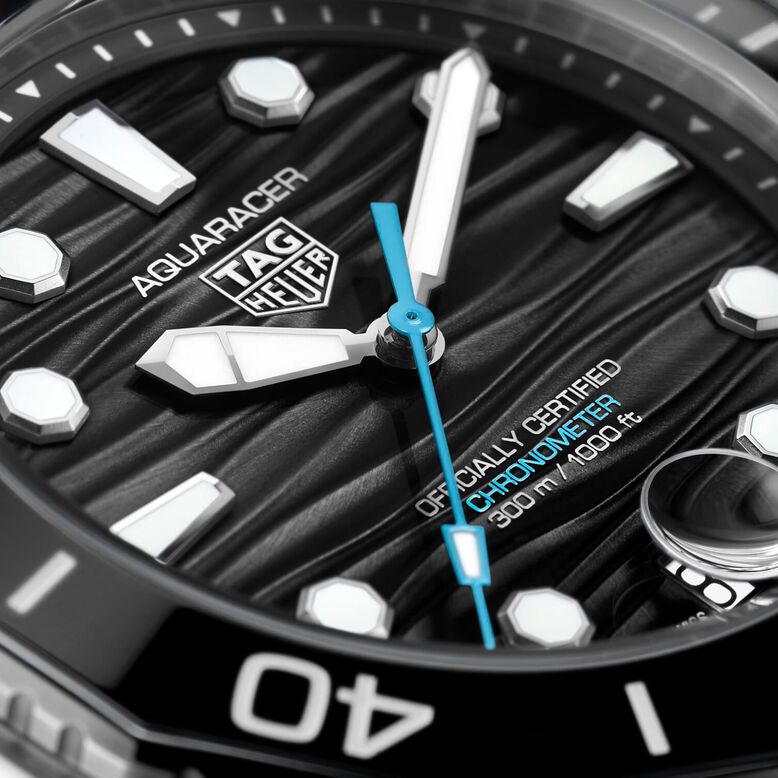 Aquaracer Professional 300 Date 42mm Mens Watch Black, , hi-res