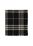 Wide Check Wool Scarf, , hi-res