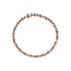 Tiffany City HardWear micro link bracelet in 18k rose gold, medium, , hi-res