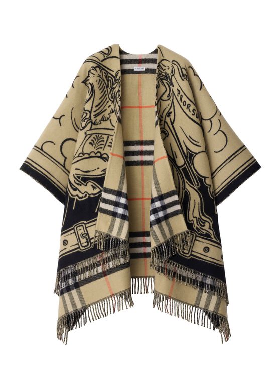 Stormy Knight Wool Cape, , hi-res