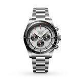 Conquest Chronograph 42mm Mens Watch Silver, , hi-res