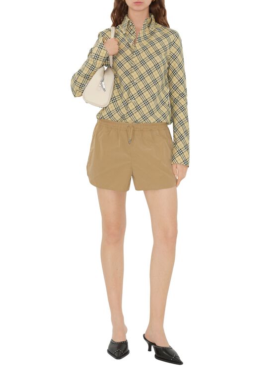 Nylon Cotton Shorts, , hi-res