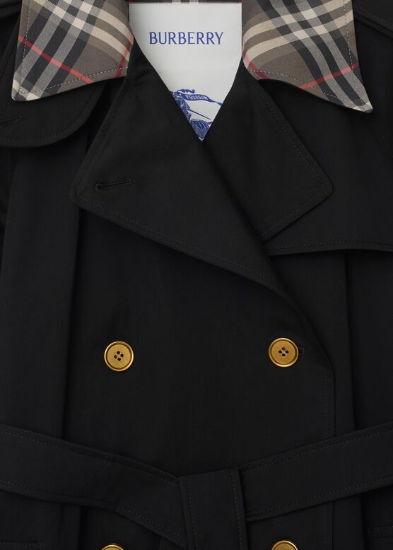 Long Check Collar Castleford Trench Coat, , hi-res