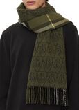 Reversible B Shield Cashmere Scarf, , hi-res