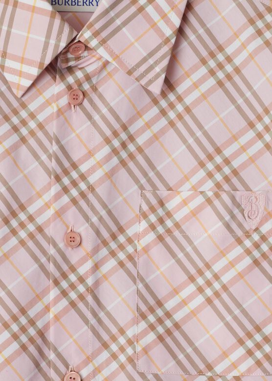 Check Cotton Shirt, , hi-res