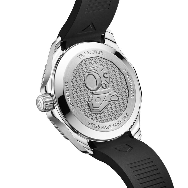 Aquaracer Professional 300 Date 42mm Mens Watch Black Rubber, , hi-res