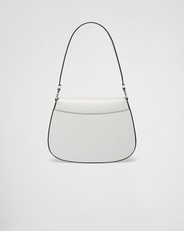 Small Prada Cleo brushed leather shoulder bag with flap, , hi-res