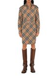 Check Cotton Shirt Dress, , hi-res