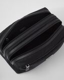 Re-Nylon and Saffiano leather travel pouch, , hi-res