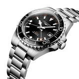 Hydroconquest GMT 41mm Mens Watch Black Stainless Steel, , hi-res