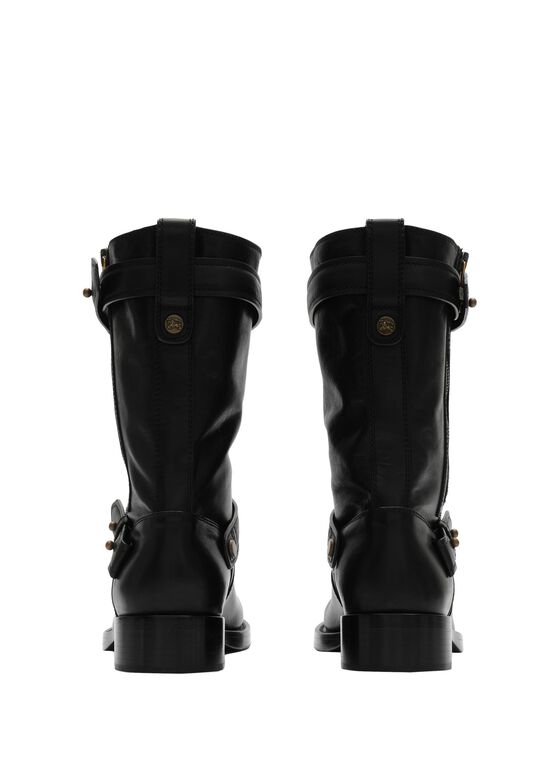 Leather Kent Biker Boots, , hi-res
