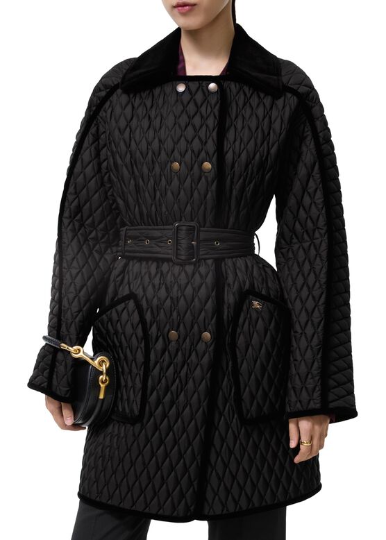 Long Quilted Nylon Floriston Jacket, , hi-res