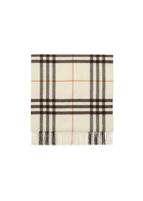 Wide Cross Stitch EKD Check Cashmere Scarf, , hi-res