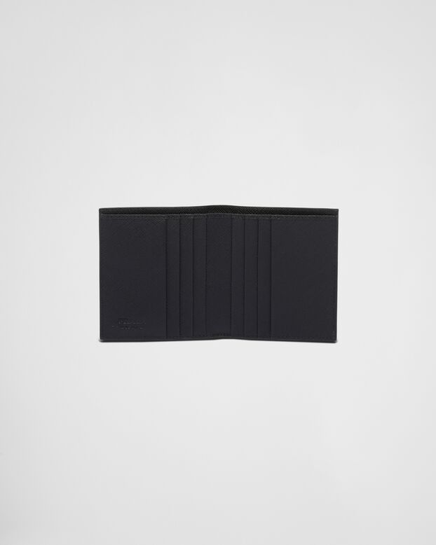 Saffiano leather wallet, , hi-res