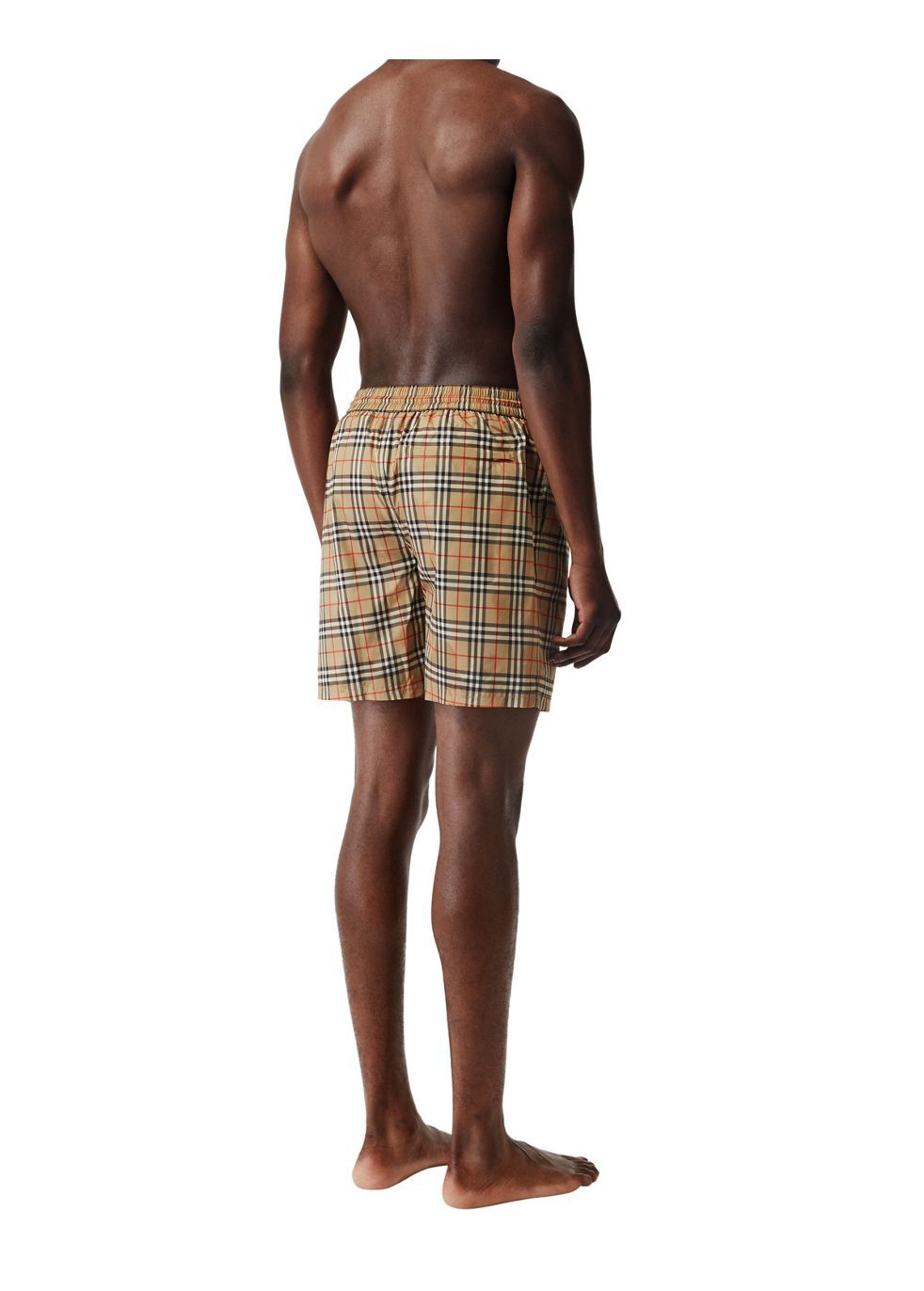 Burberry swimsuit mens hot sale brown