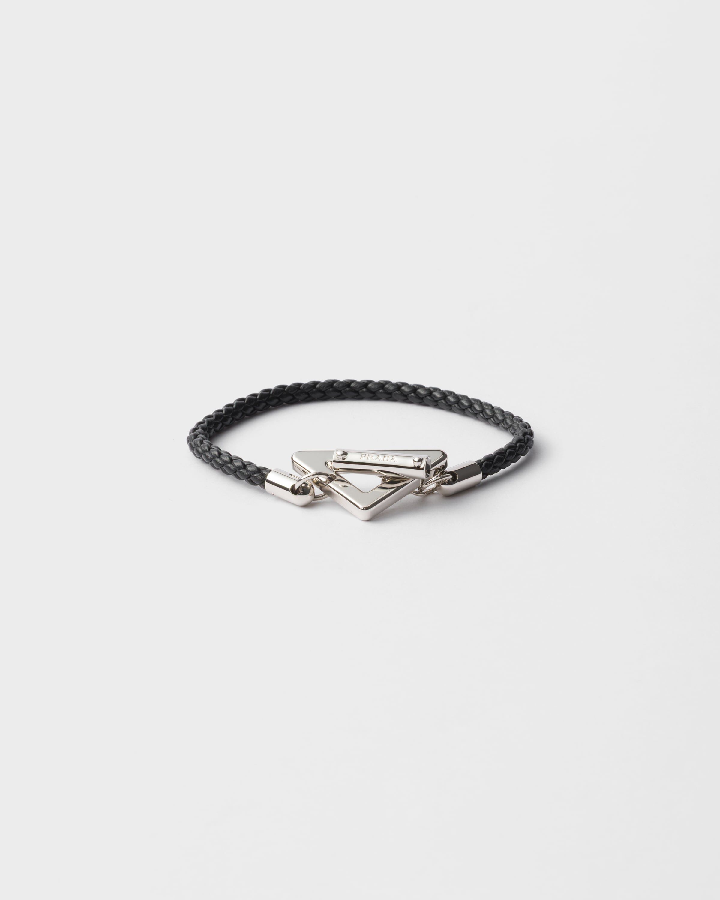 PRADA ブレスレット Prada Braided nappa leather bracelet Bracelets | Heathrow Reserve