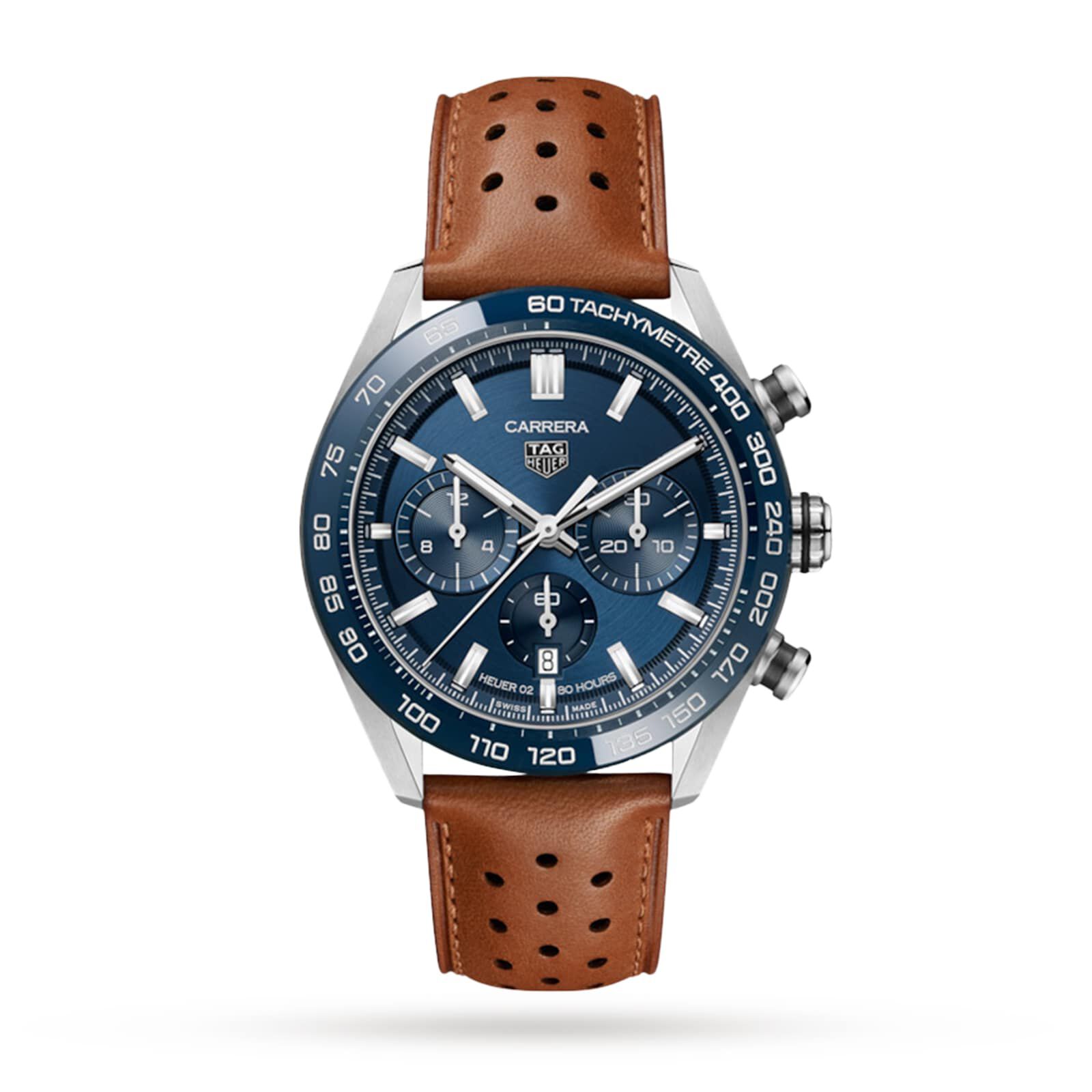 Tag Heuer Carrera Chronograph 44mm Mens Watch Fine Watches Heathrow Reserve Collect