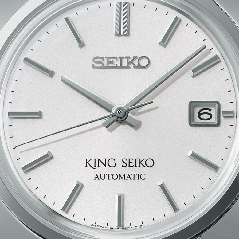 King Seiko &#39;Metropolis Silver&#39; 6L 1969 Re-Interpretation 39.5mm Mens Watch, , hi-res