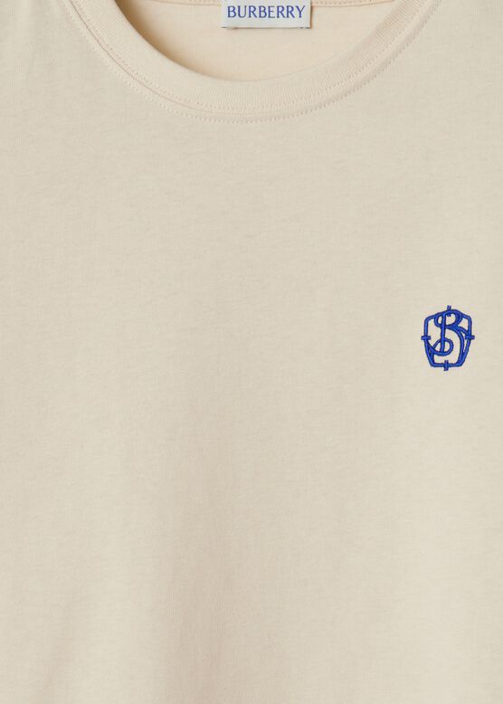 Boxy Cotton T-shirt, , hi-res